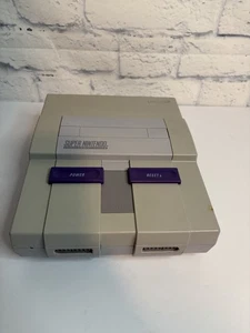 Solo consola Super Nintendo SNES - SNS-001 - limpia y probada leer - Imagen 1 de 13