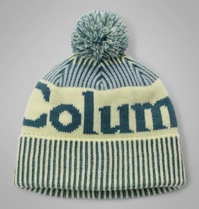 Columbia Unisex Youth Polar Powder Blue Beanie Bobble Hat - Picture 1 of 3