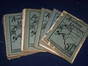 1902 THE ACADEMY WEEKLY REVIEW OF LITERATURE LOT OF 39 ISSUES - LONDON - O 2376 - Picture 1 of 1