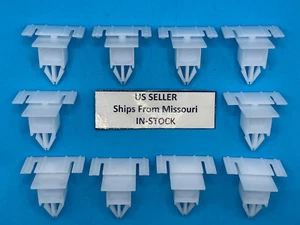 (Bag of 10) Rocker Panel Moulding Retainer Clips for GM Buick Lucerne 10384814 - Picture 1 of 11