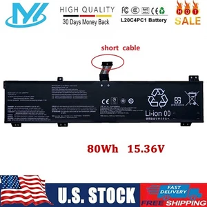 ✅L20C4PC1 L20M4PC0 Battery For Lenovo Legion 5 Pro-16ACH6 16ACH6H 16ITH6 80Wh - Picture 1 of 8