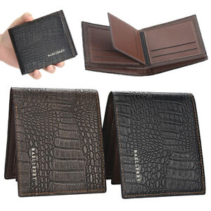 Stylish Slim Minimalist Wallets Thin Credit Card Holder Bifold Clutch Handbag