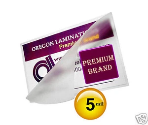 5000/pk Prayer Card 5 Mil Hot Laminating Pouches 2-3/4 x 4-1/2 Clear 2.75 x 4.5 - Picture 1 of 6