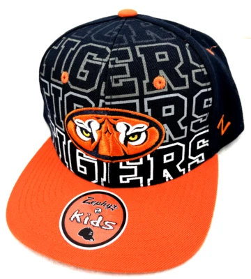 NEW Auburn AU Tigers Zephyr Navy Orange Adjustable Snapback Cap Hat Kid's OSFM - Image 1 of 4