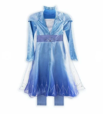 女孩尺寸 4 ELSA 旅行服装 FROZEN 2 迪士尼商店全新带标签 — 第 1/4 张图片