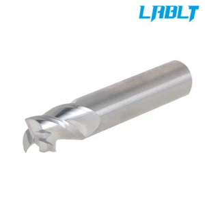 LABLT 3/8" 3 Flauti Fresa Fine Carburo 2" Lunghezza Completa Fine Fresa 45 Gradi Elica - Foto 1 di 10