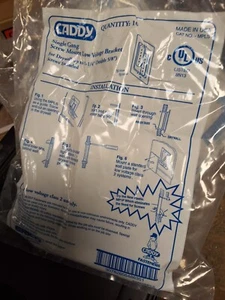 CADDY Single Gang Screw Mount Low Voltage Bracket -Bag of 10- - Picture 1 of 4