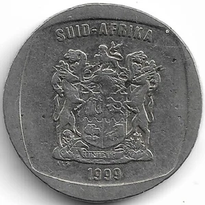 South Africa 1 Rand 1999 KM# 164 & BONUS Coin - Picture 1 of 2