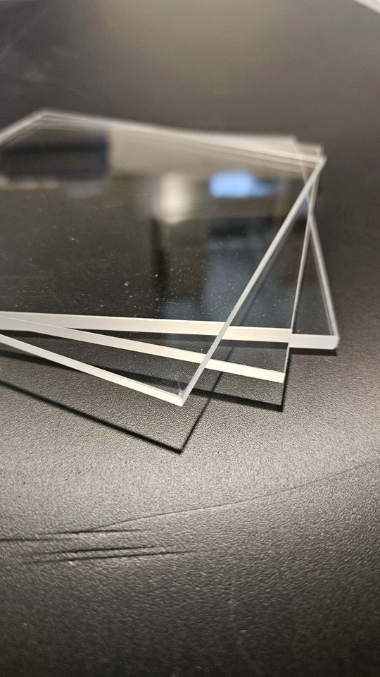 PLEXIGLASS TRASPARENTE DA 3mm-PMMA- ACRILICO COLATO- IN VARIE MISURE - Immagine 1 di 3