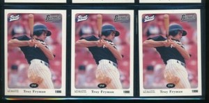 lot (3) 1996 Best #3 Troy Fryman Birmingham Barons (BM10) SWSW6