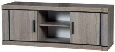RTV-Schrank DALLAS D12  Fernsehtisch Fernsehregal Lowboard 2-türig 137 cm  - Bild 1 von 3