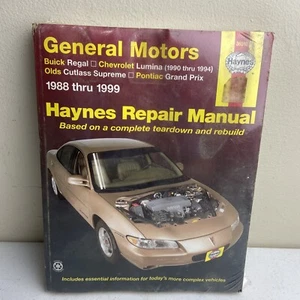 Haynes Repair Manual 1988-1999 #38010 Buick Chèvy Pontiac Grand Prix - Bild 1 von 6