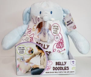 Belly Doodles Elefant Plüschtier mit LED Licht Stift für Kinder 3+ BRANDNEU - Bild 1 von 16