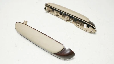 Panel de puerta lateral trasero izquierdo y derecho reposabrazos interior cubierta tapicería OEM BMW E46 BEIGE Foto 1 de 4