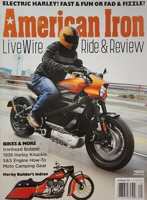 American Iron Magazine Issue 379 2019 Electric Harley Fad Or Fizzle a9 - Image 1 of 4