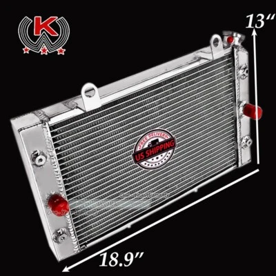 Radiador de refrigeración de aluminio compatible con Yamaha Rhino 700 Rhino700 700F 2008-2011 2012 2013 Foto 1 de 4