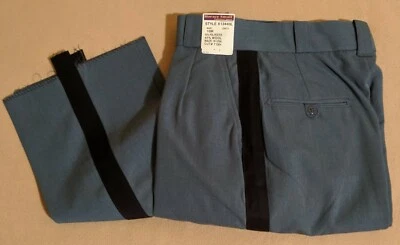 NOS Horace Small Womens Navy-Stripe Uniform Pants 10R 28W 36L X13449L Cut 71XH - Image 1 of 4