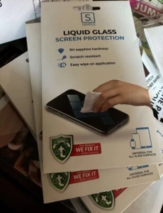 SIMPLE Liquid Glass Screen Protector Universal Wipe-On for Phones & Watches - Picture 1 of 2