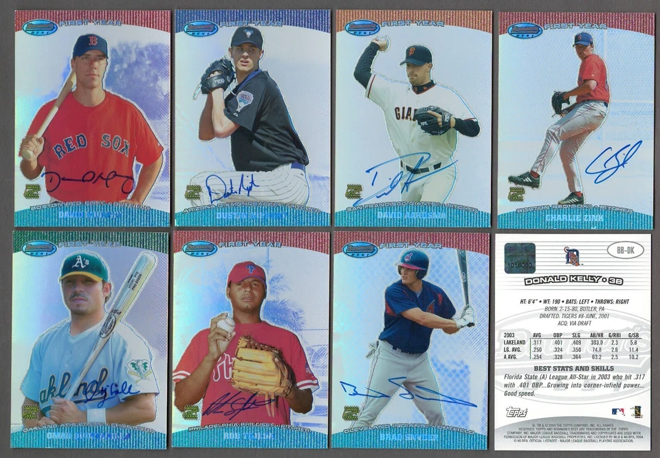 2004 Bowman's Best FY AU RC Single Cards Base Set On-Card Auto Rookie Autograph - Image 1 of 1