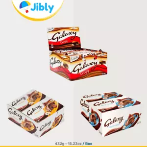 Galaxy Chocolate Boxes | Tasty Snacks | Box of 12 Bars| 36g Bars|Wholesale Deals - Picture 1 of 7