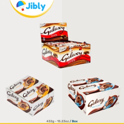 Galaxy Chocolate Boxes | Tasty Snacks | Box of 12 Bars| 36g Bars|Wholesale Deals - Image 1 of 4