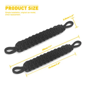 Door Limit Rope Strap Limiter Stop for 1976-2021 Jeep Wrangler JL JK TJ LJ YJ CJ - Picture 1 of 11