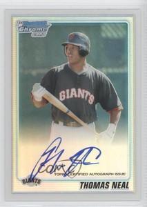 2010 Bowman Chrome Prospects Refractor Auto /500 Thomas Neal #BCP99 Auto