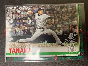 🔥 MASAHIRO TANAKA - 2019 TOPPS HOLIDAY SNOWFLAKE CARD #HW199 NEW YORK YANKEES