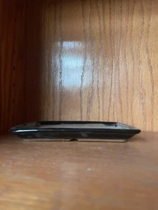 Japanese Rectangular Black Glazed Bonsai Pot Tray 6”x4.5”x0.5” Succulents - Picture 1 of 2