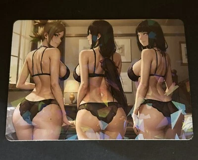 💗Naruto hentai Sexy Goddess Waifu Anime Doujin Card oxo15 16 - Image 1 of 2