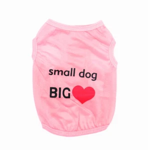 Pet Dog Clothes T Shirt Vest Clothing Puppy Cat Cute Printed Costume Apparel  - Picture 1 of 13