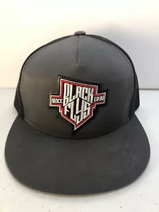 Black Flys Fly Shield Trucker Snapback Hat Charcoal Limited Release Hat - Picture 1 of 4