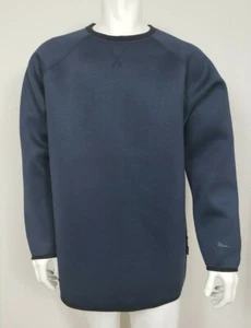 NWT Brandblack Mens Sweater Size 2XL Long Sleeve Pullover Navy Blue Akira Casual - Picture 1 of 8