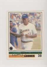 1988-89 Venezuelan Winter League Stickers Manuel Gonzalez #38