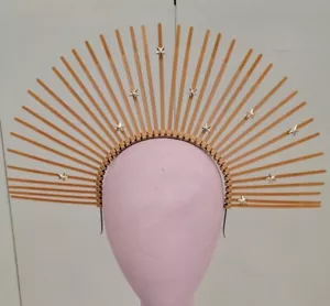 Victorian Trading Golden Stars Headband Costume Crown - Picture 1 of 4
