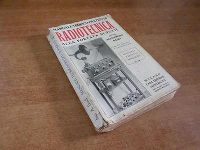 Alessandro Banfi Manuale Teorico-Pratico di RADIOTECNICA Edizione Sonzogno 1927 - Immagine 1 di 4