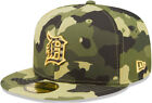 New Era Detroit Tigers Armed Forces 2022 59fifty Fitted Cap Limited Edition