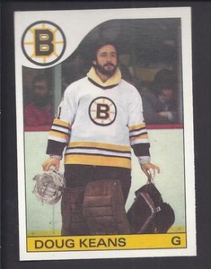 1985-86 OPC O PEE CHEE Doug Keans Nice Shape Bruins # 133