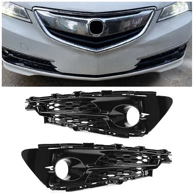 2X Cubierta de bisel de luz antiniebla para parachoques delantero izquierda y derecha para Acura TLX 2015 2016 2017 Foto 1 de 4