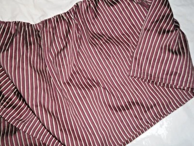RALPH LAUREN CHAPS PRESTON WINE GREEN BLACK STRIPEs (1) QUEEN BEDSKIRT split 15" - Image 1 of 4