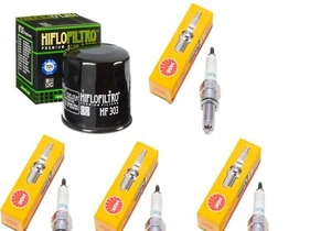Tune Up Kit Spark Plugs Oil Filter for Honda Shadow VT600 All VT DLX 88-07 - Picture 1 of 1