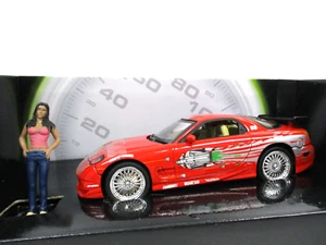 RACING CHAMPIONS FAST AND FURIOUS 1993 MAZDA RX-7 - MIA TORETTO FIGURE - 1/24 - Picture 1 of 17