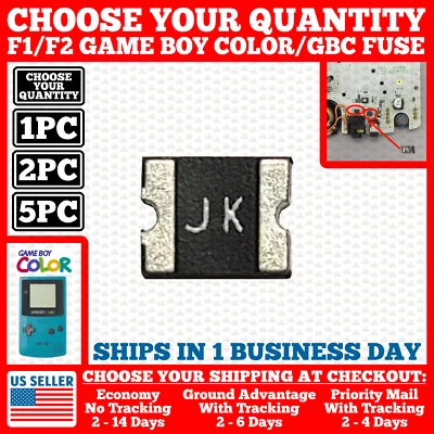 Fusible F1/F2 Para Nintendo Game Boy Color GBC Placa de Circuito Repuesto Foto 1 de 2