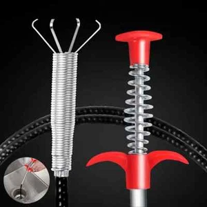 1pc, Flexible Grabber Claw Pick Up Reacher Tool, Drain Clog Remove Tool, With 4 - Picture 1 of 1