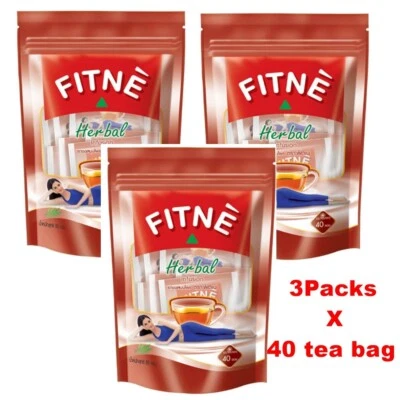 3Packs FITNE Herbal Tea 40teabag Original Slimming Infusion Detox Diet Weight - Image 1 of 4