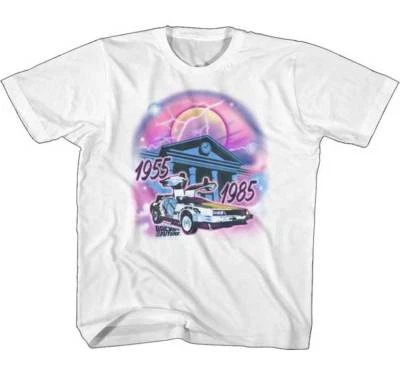 Camiseta Regreso al Futuro Película 1955-1985 Airbrushed Juvenil 2T-YXL Foto 1 de 3