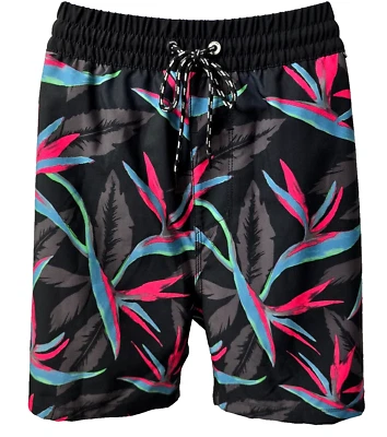 Bañador Hurley Board Shorts XL Playa Paraíso Floral BOLSILLO Playa Hawaiana Foto 1 de 4