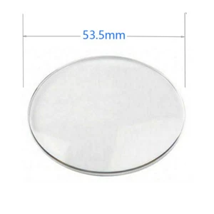 Pieza de repuesto de pinza de esfera tapa de cristal curvado 53,5 mm de diámetro piezas de repuesto - Imagen 1 de 4