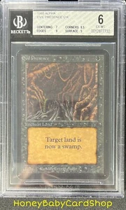 MTG Limited Edition Alpha 1993 Evil Presence BGS 6.0 EX/MT Old School 93/94 - Picture 1 of 6