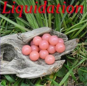18 Glass Beads 12 MM Colours Old Pink - Bild 1 von 1